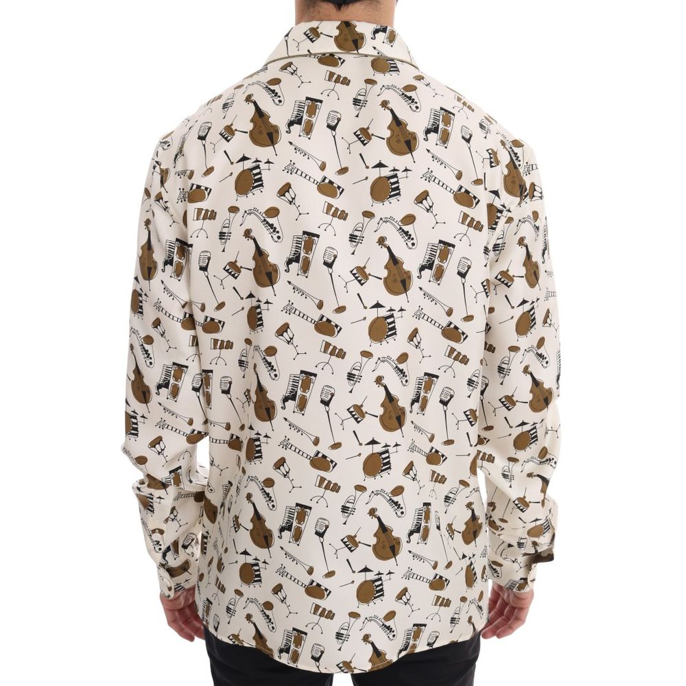 Dolce & Gabbana multicolor silk shirt